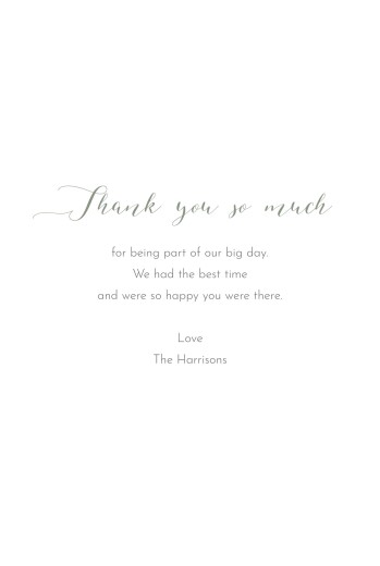 Wedding Thank You Cards Grace (4 pages) White - Page 3