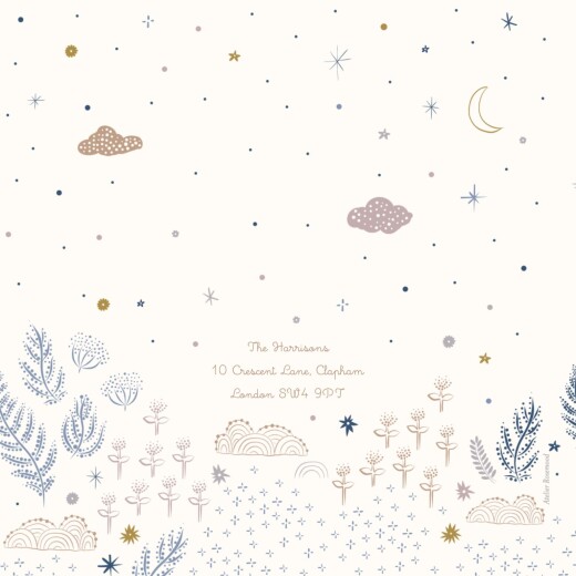 Baby Announcements Midnight Sky (4 Pages) Beige - Page 4