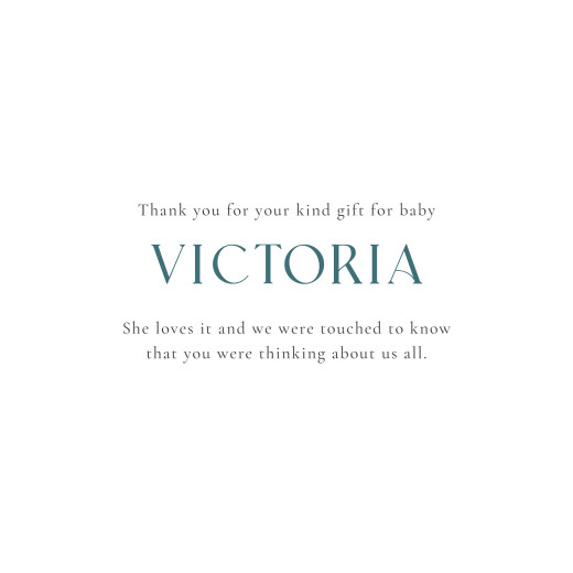 Baby Thank You Cards Minimalist Arch Blue - Page 3