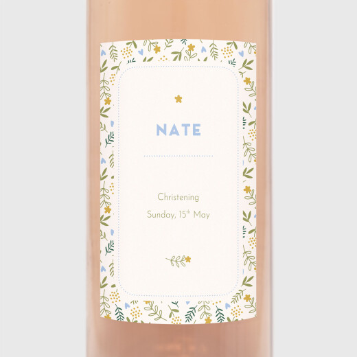 Christening Wine Labels Sweet liberty beige - View 1
