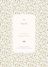 Christening Order of Service Booklets Cover Sweet liberty beige