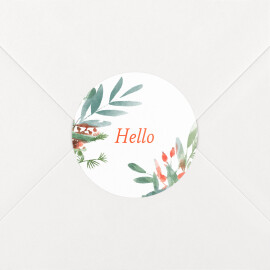 Baby Stickers Winter Solstice White