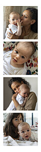 Baby Thank You Cards It's naptime! (bookmark) bis white