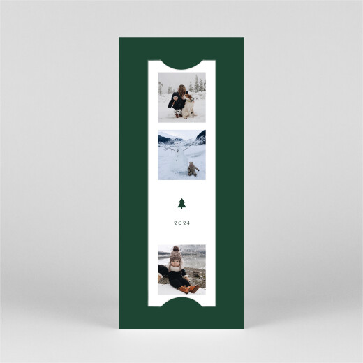 Christmas Cards Elegant Sapling (Bookmark) Green - View 2