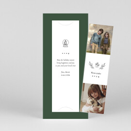 Christmas Cards Favorite things (Bookmark) Green
