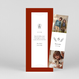 Christmas Cards Favorite things (Bookmark) Red